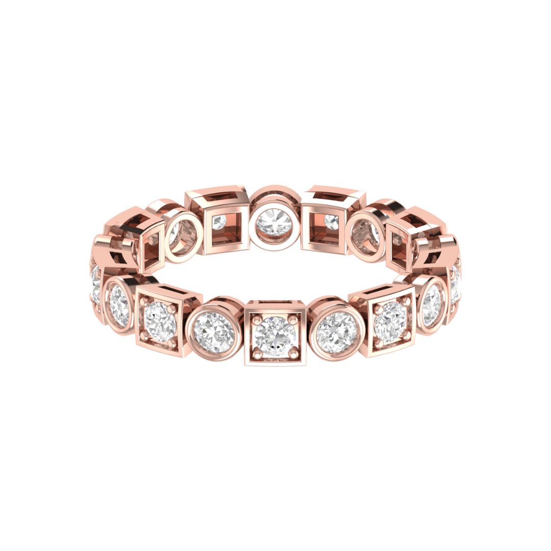 Stackable & Stylish: Lab-grown diamond band for a personalized touch.