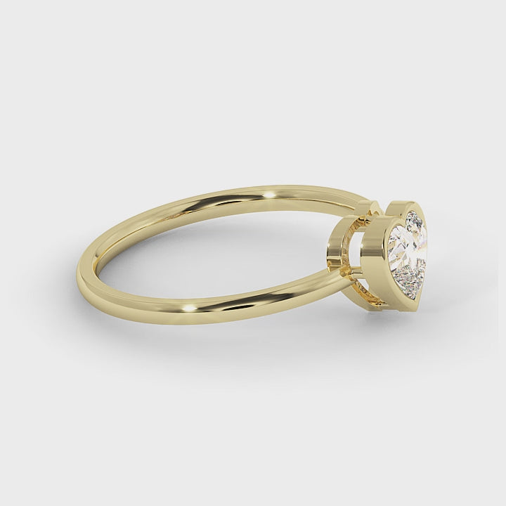 Sustainable & stunning: Lab-grown diamond ring for your forever love.